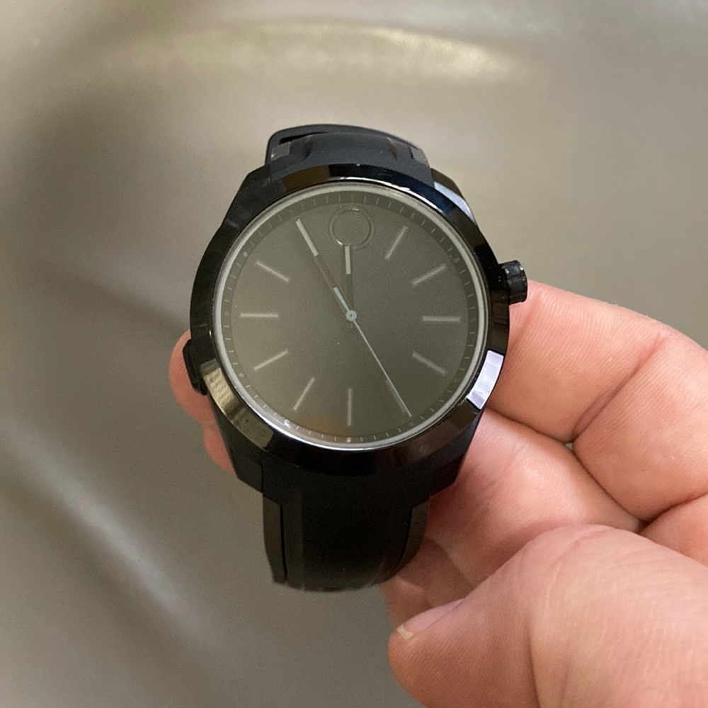 Mens movado bold motion watch pre-owned